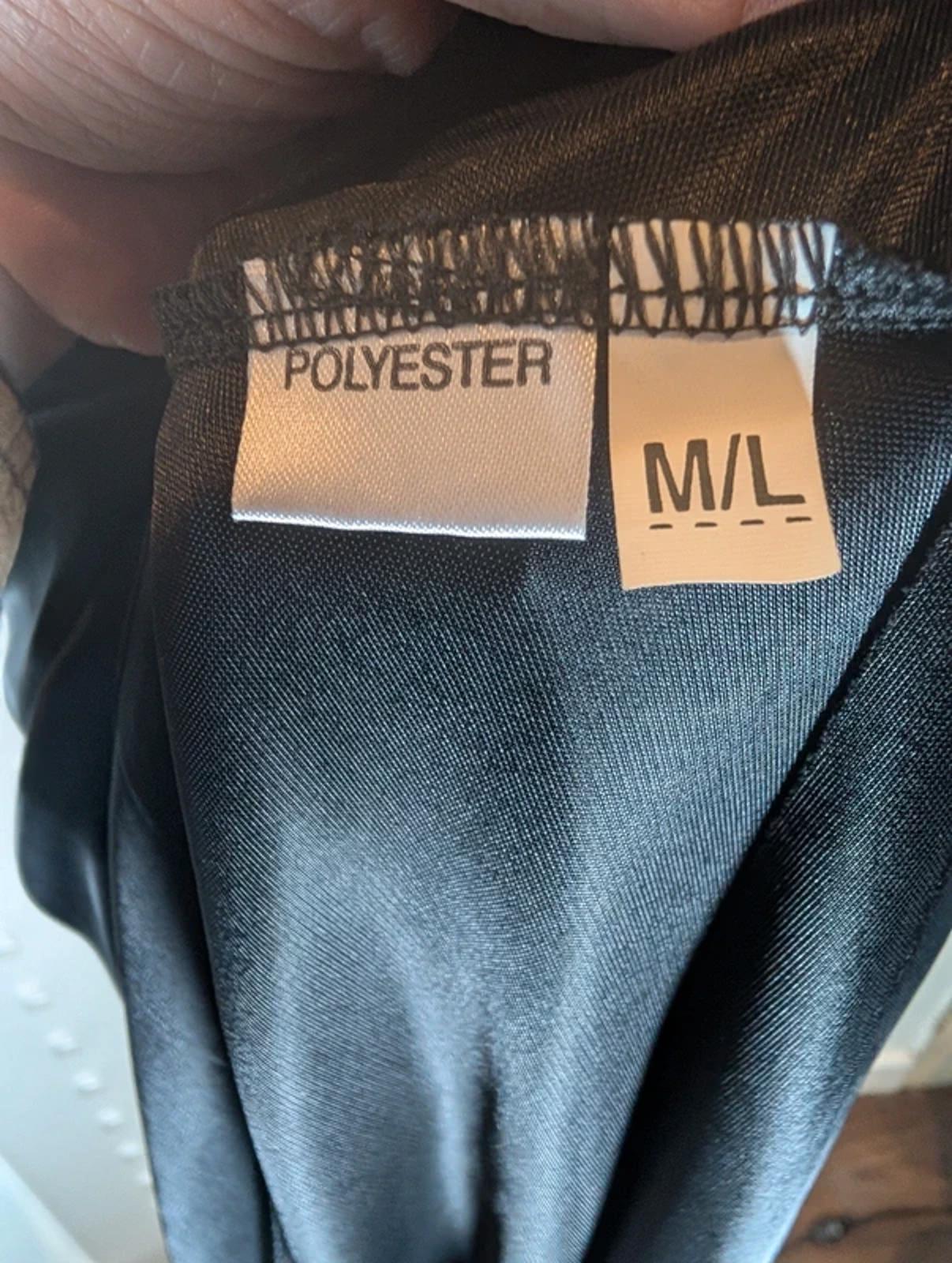 Black Draped Halter Dress M/L – 90s Style Hanky Hem