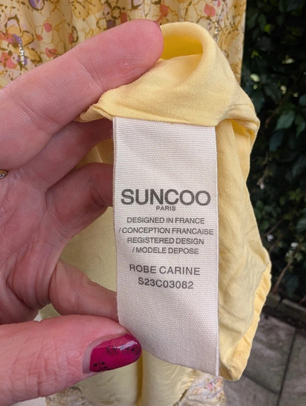 Suncoo Paris Carine Floral Maxi Dress FSC Viscose UK12