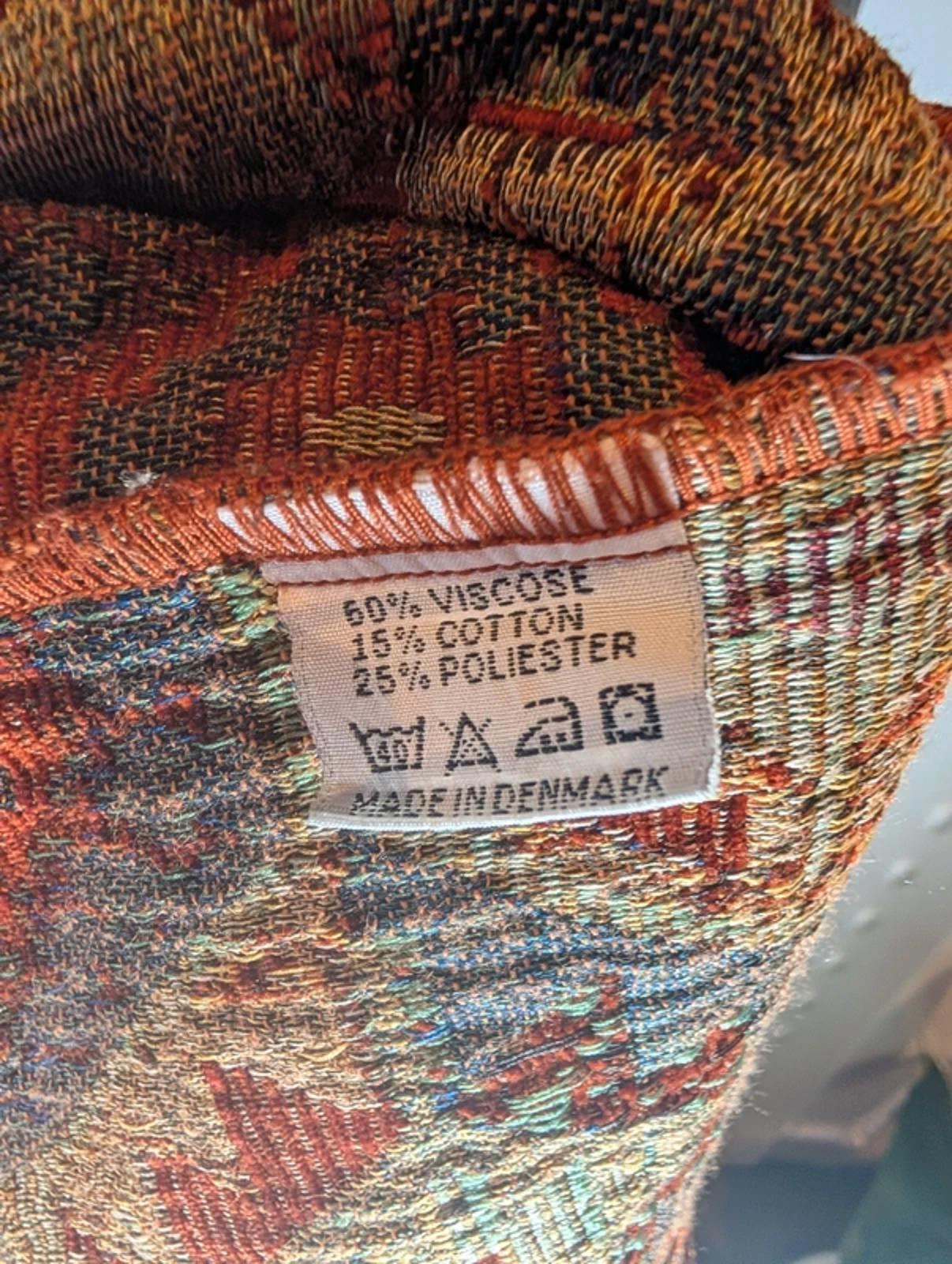 Sahara Lagenlook Jacket Large - Made in Denmark - Abstract Boho Arty