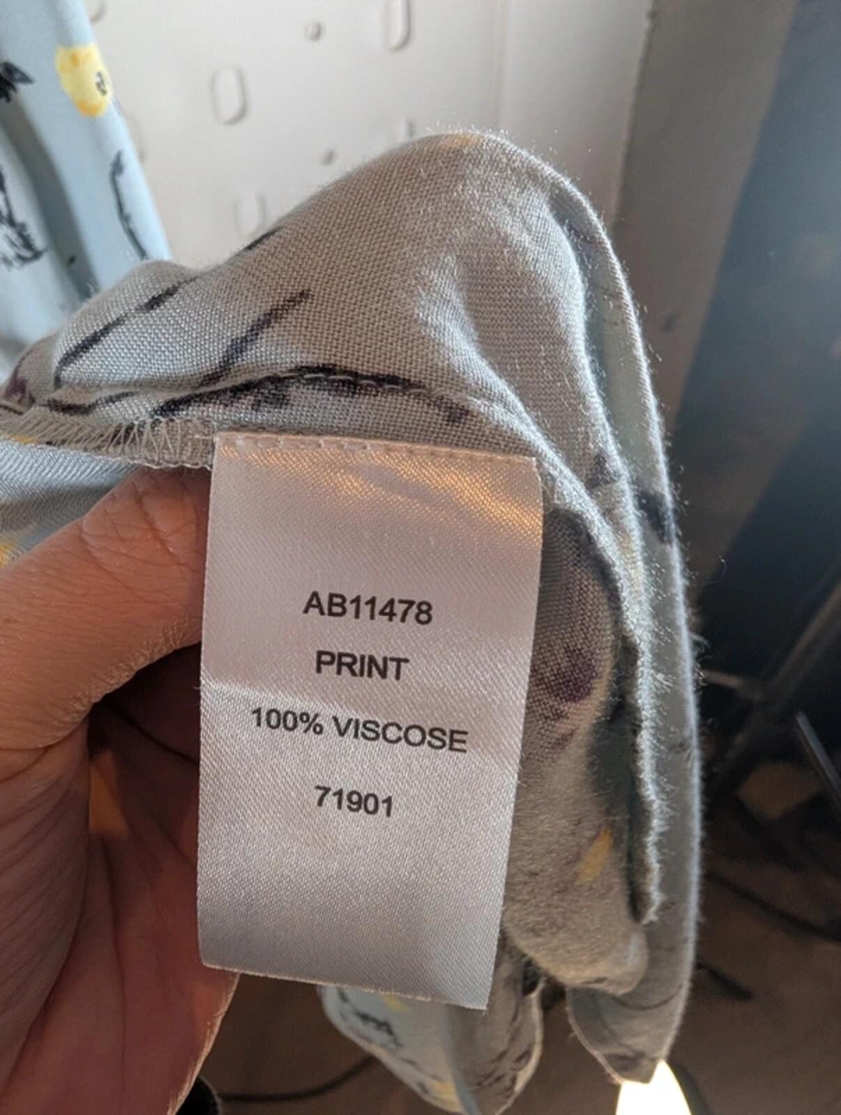 Cotton Traders Open Back Waistcoat Floral Viscose 8/10 NWT