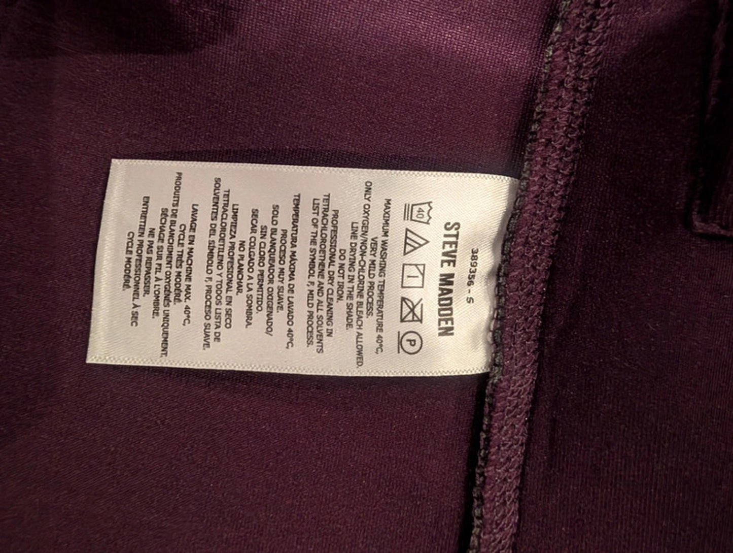 Steve Madden grey overcoat size small