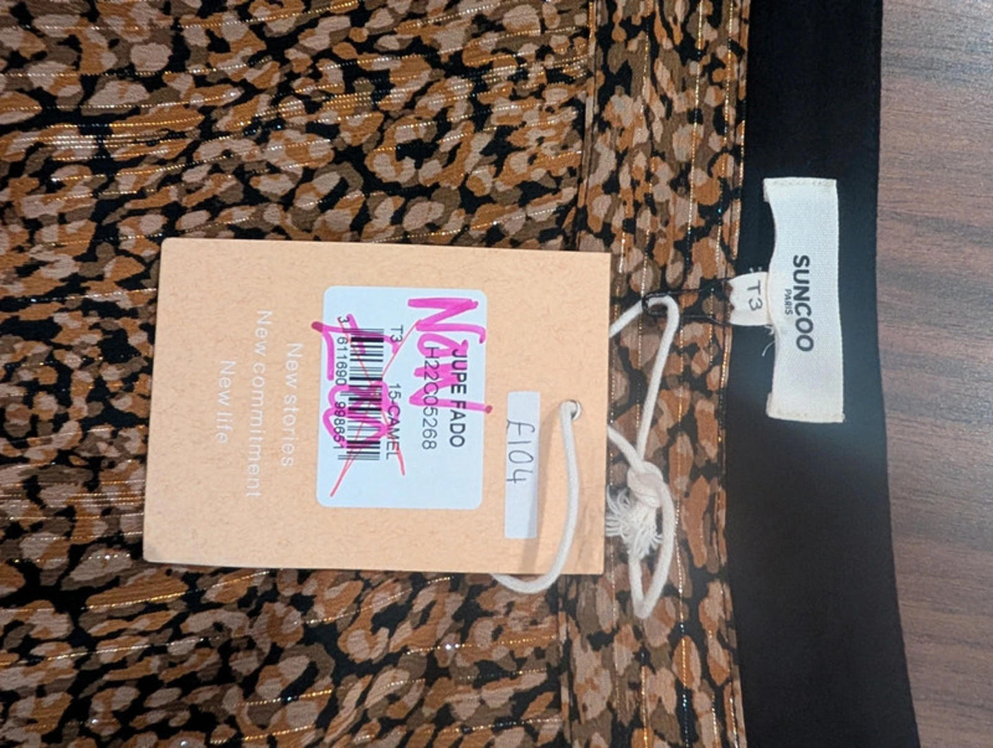 Suncoo Paris “Jupe Fado” Wrap Skirt – RRP £104 – New with Tags