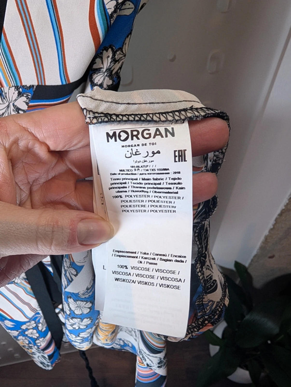 Vintage Morgan de Toi wrap dress XS