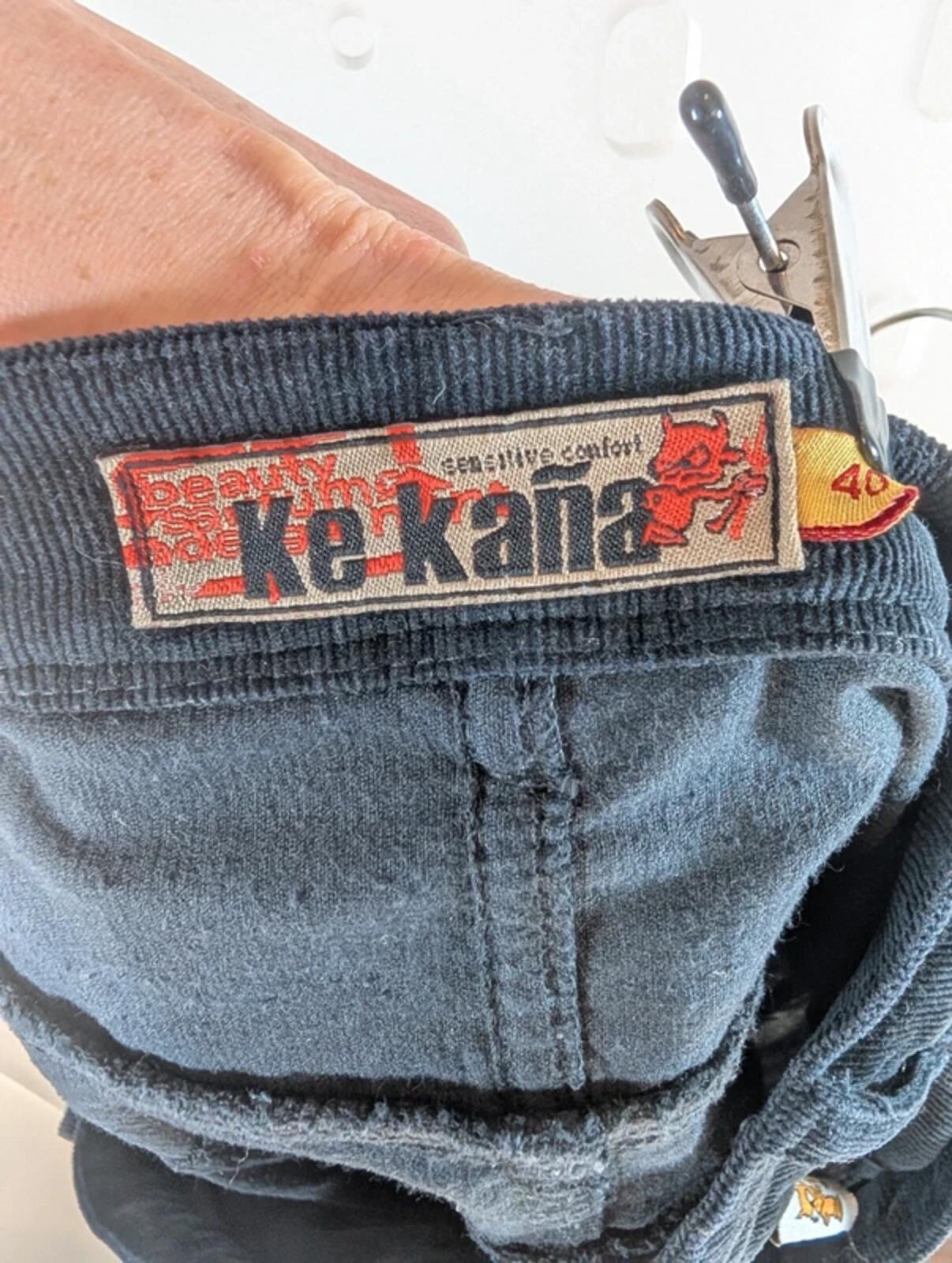 Ke Kaña Corduroy & Cotton Maxi Skirt – Boho Patchwork Style – UK 12