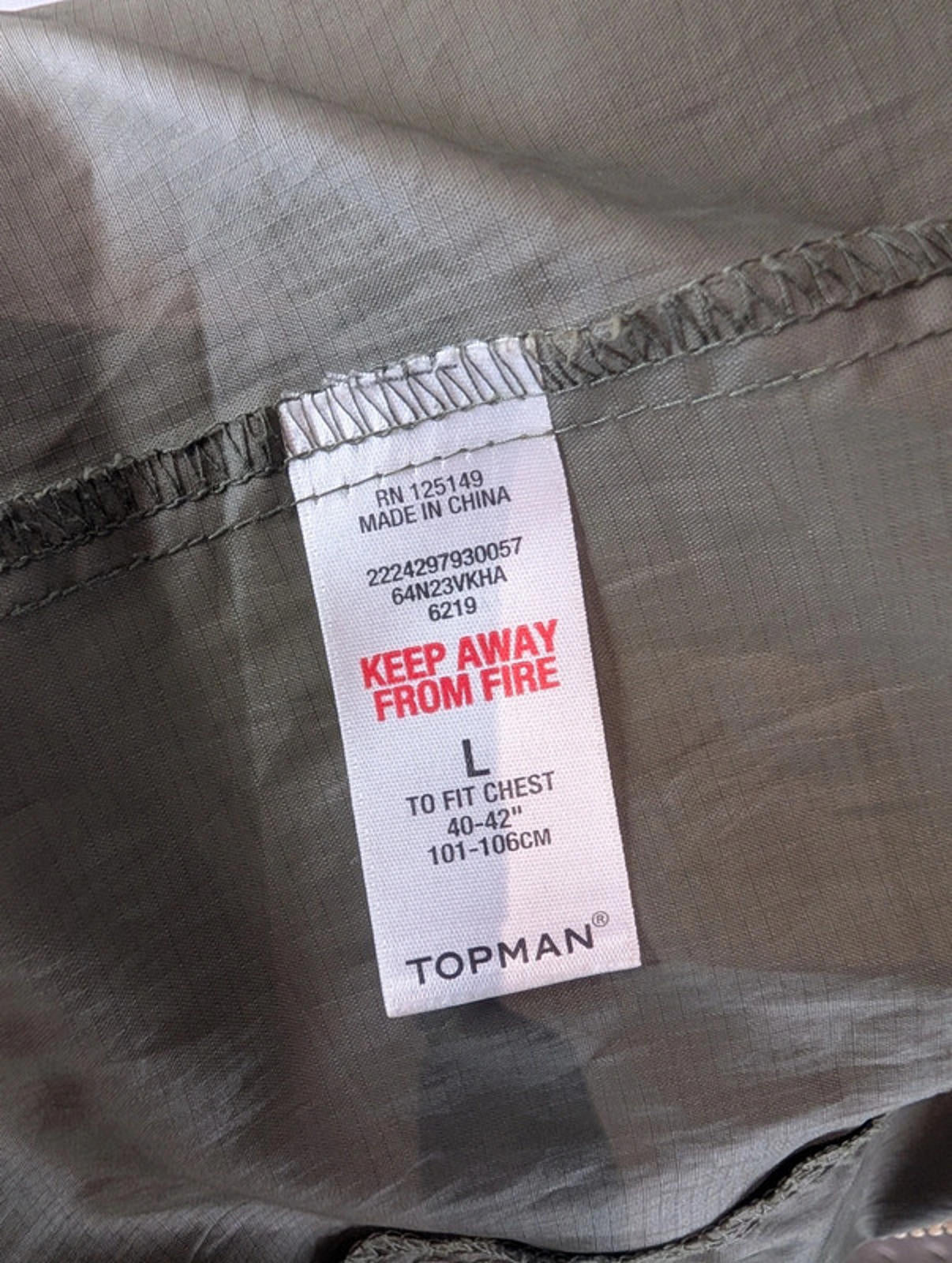 Vintage 90s Topman windbreaker – size L