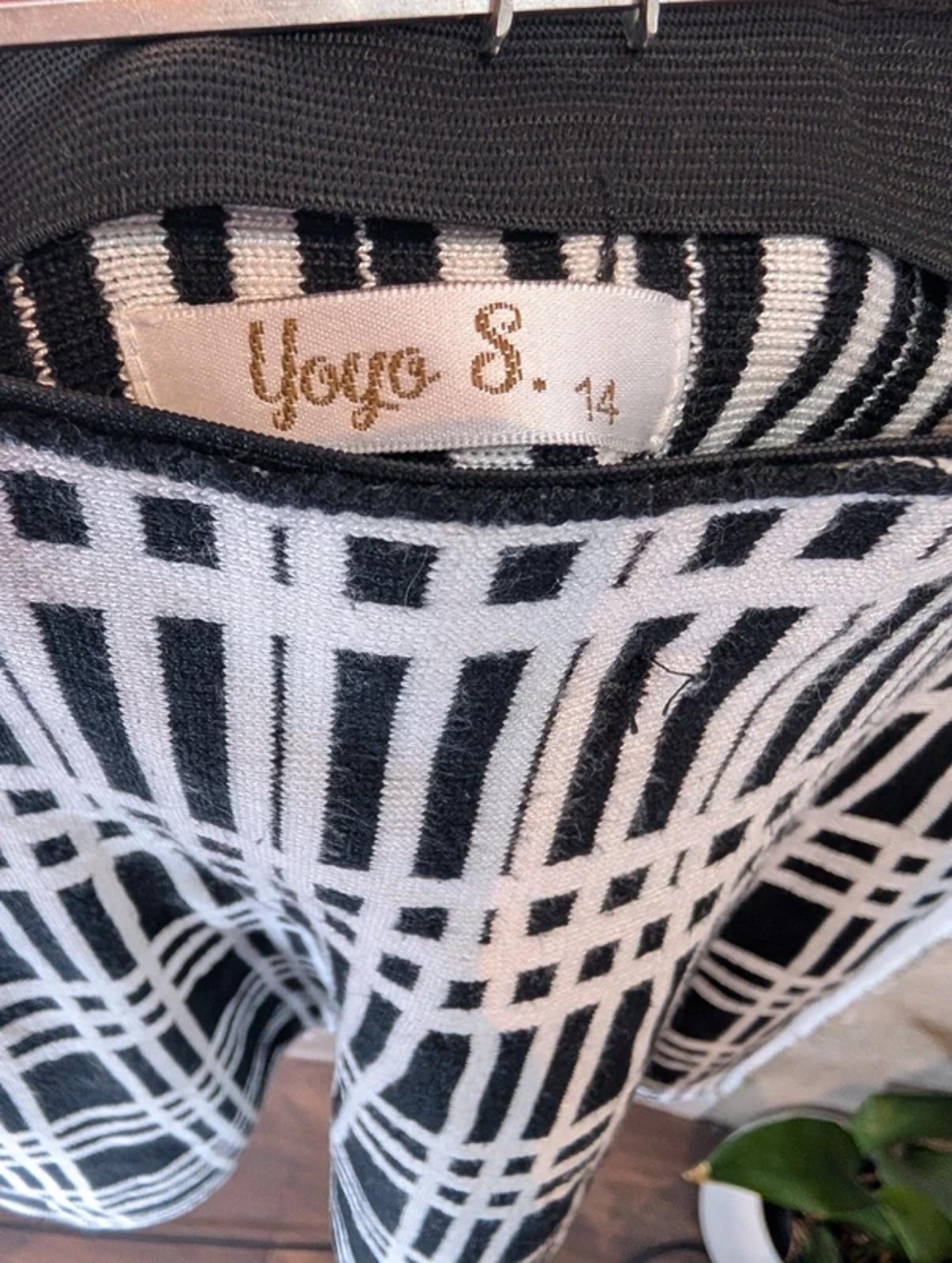 Yoyo S Check Flared Mini Skirt XS