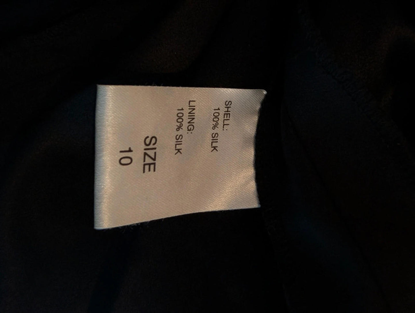 Archival Harrods Silk Dress | Belville Sassoon | 100% Silk | UK 8