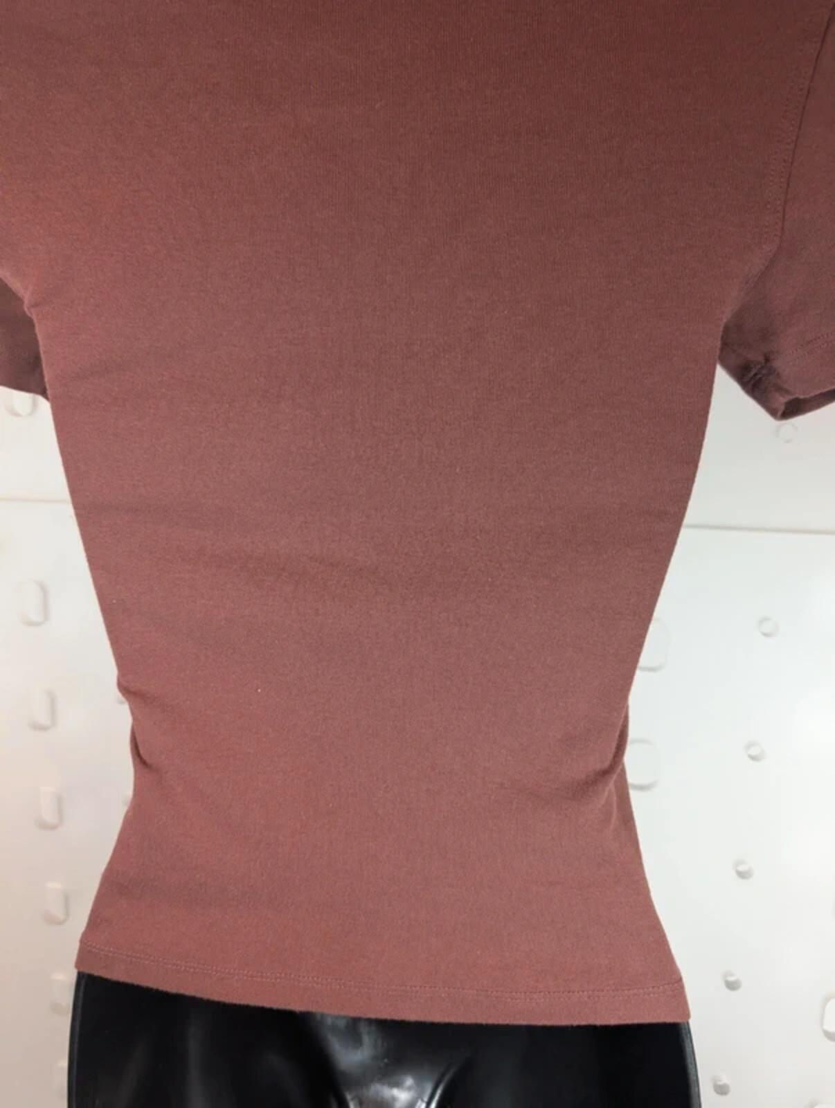 Urban Outfitters Good Luck Graphic T-Shirt Brown XS