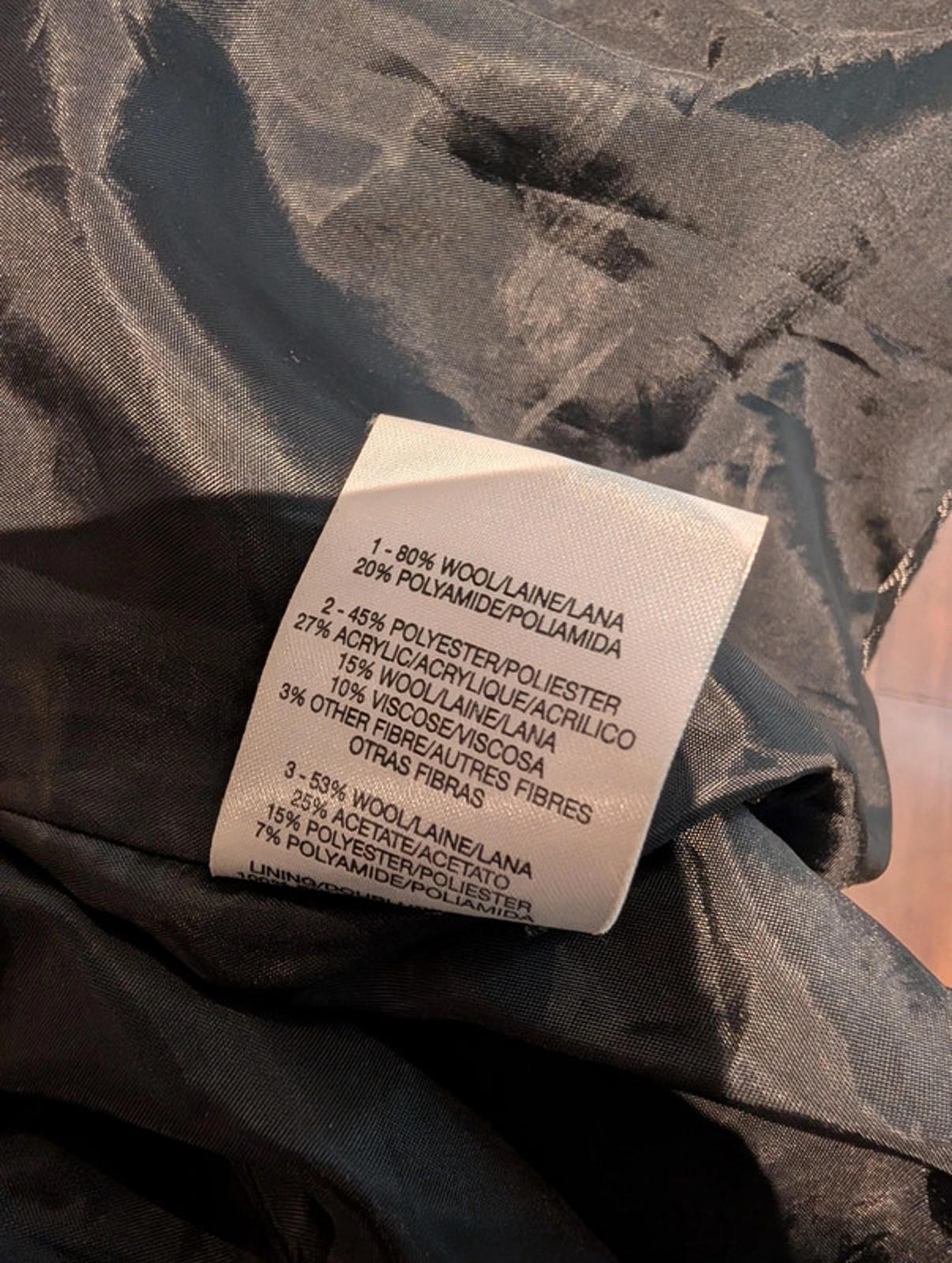 Pomodoro wool blend coat – UK 12