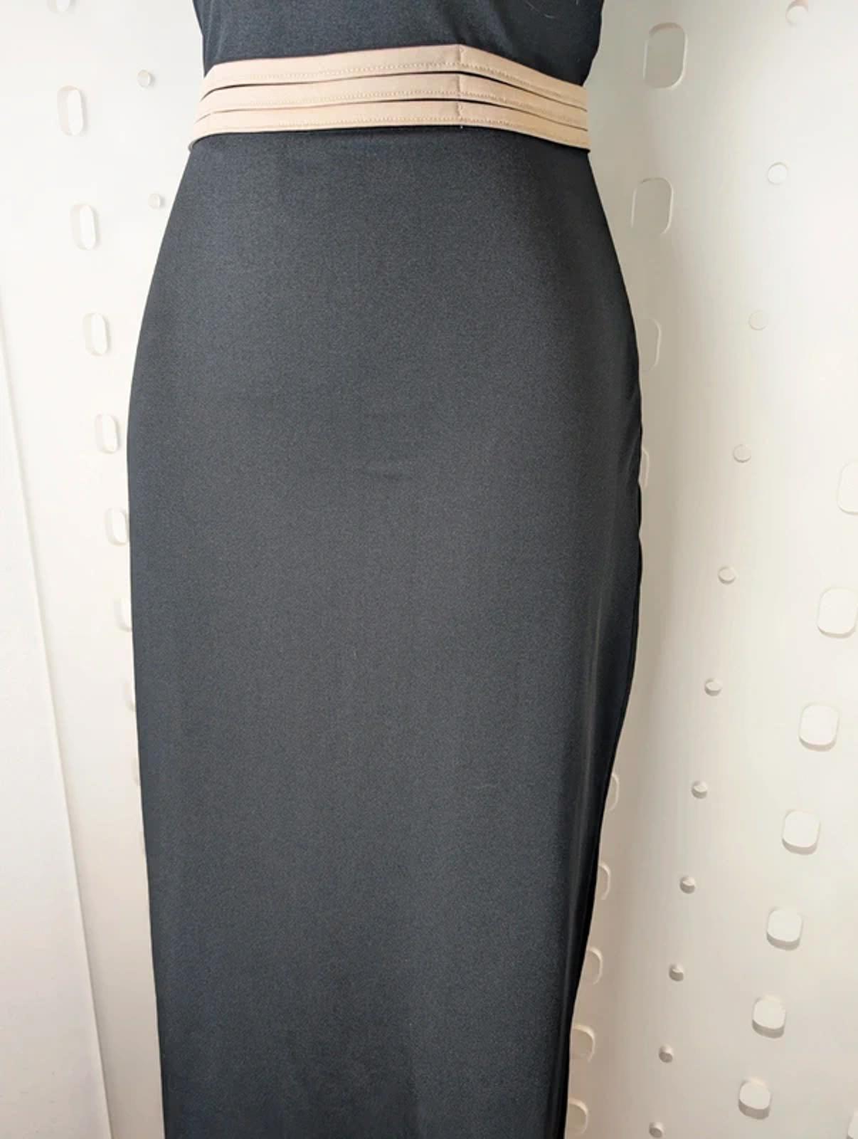 Vintage 90s Dolce Elavir Sporty Stretch Maxi Dress S/M