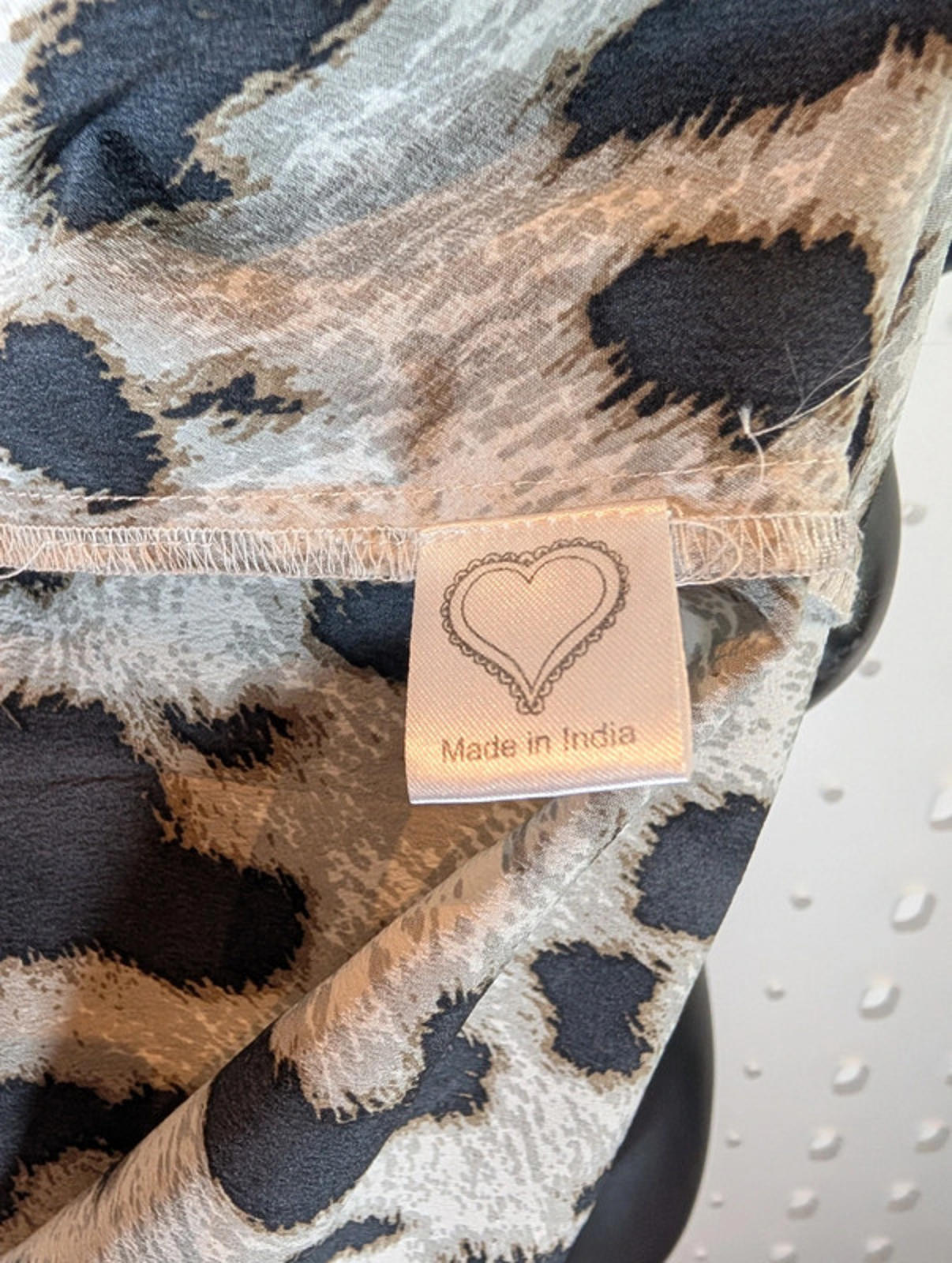 Dancing Leopard Leopard Print Shirt Dress with Belt – XS