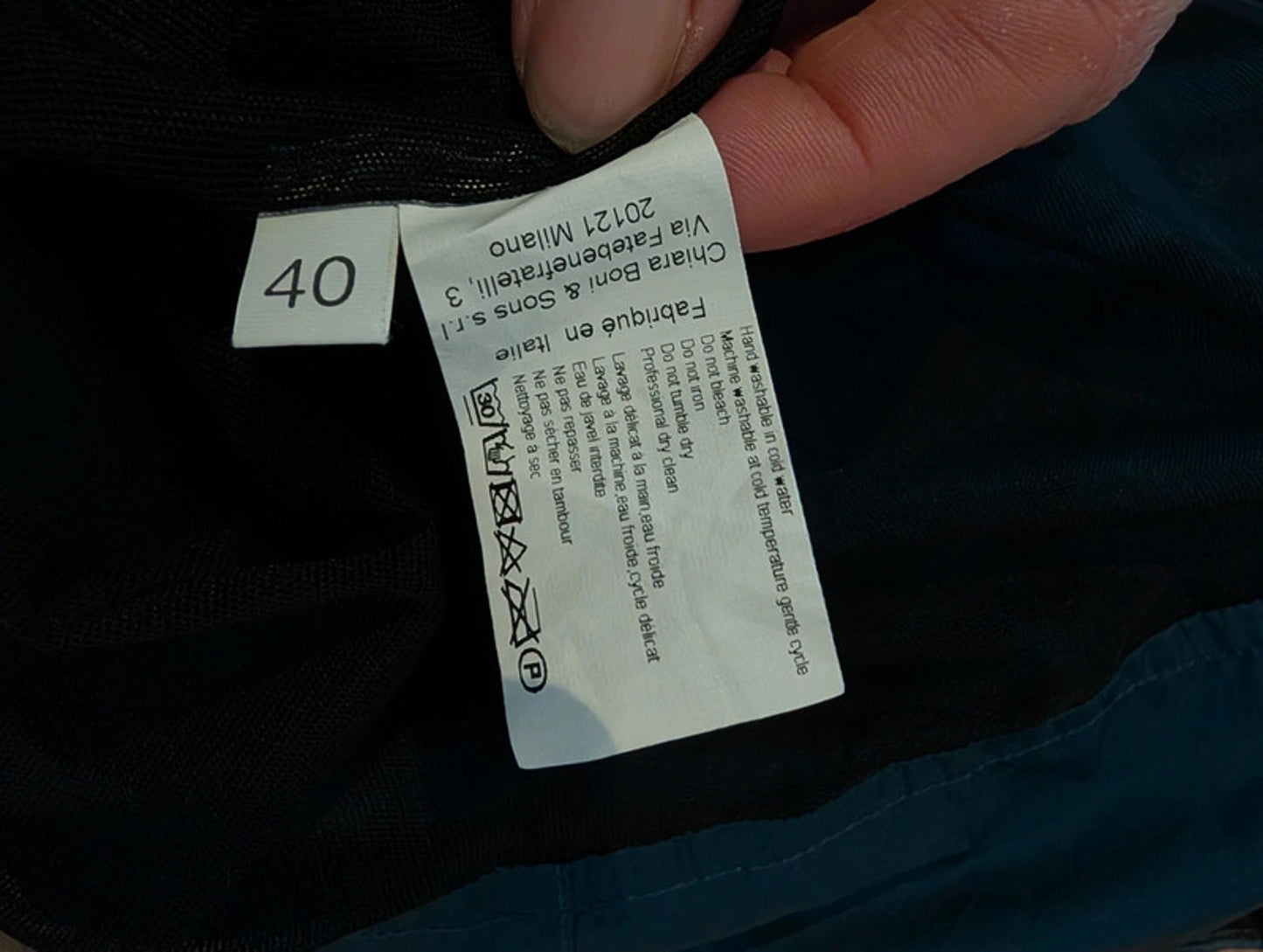 Chiara Boni ‘La Petite Robe’ Structured Nylon Top – IT 40 (UK 8–10)