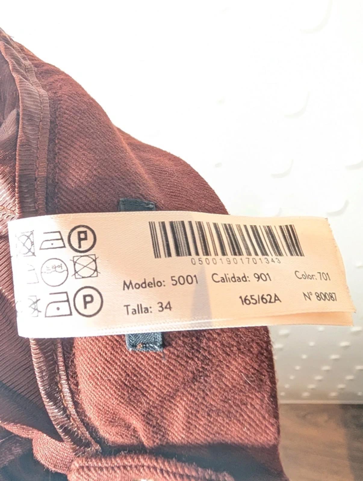 Massimo Dutti Maroon Tailored Joggers Size 34 Elastic Back Waist