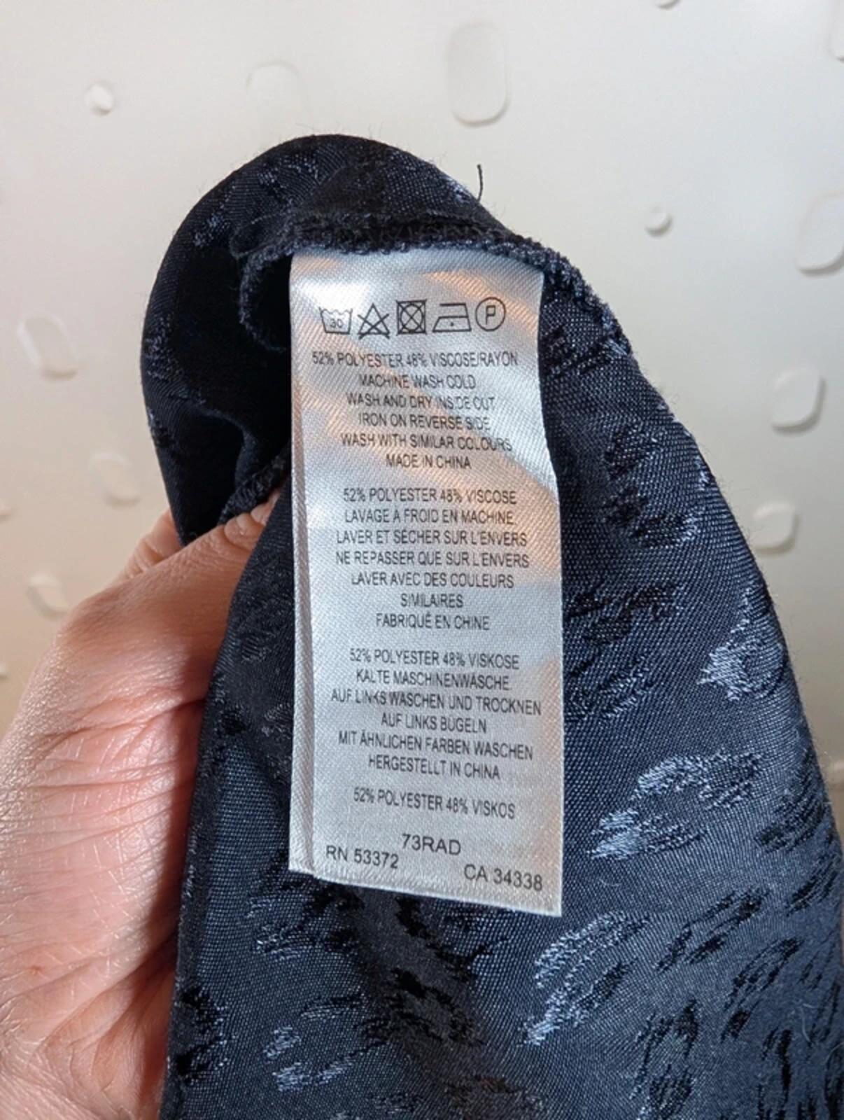 French Connection Navy Wrap Mini Skirt Asymmetric Hem UK 8