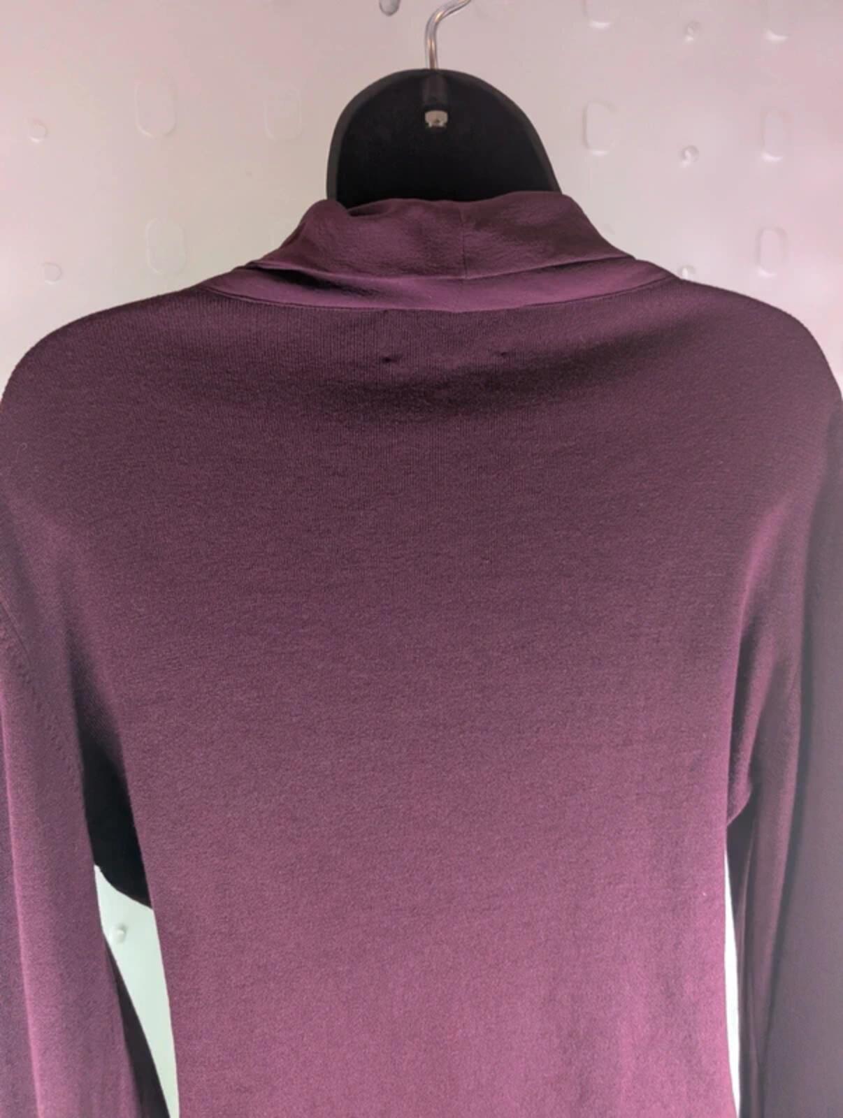 Paul Costelloe Dressage burgundy silk blend knit jumper size 3