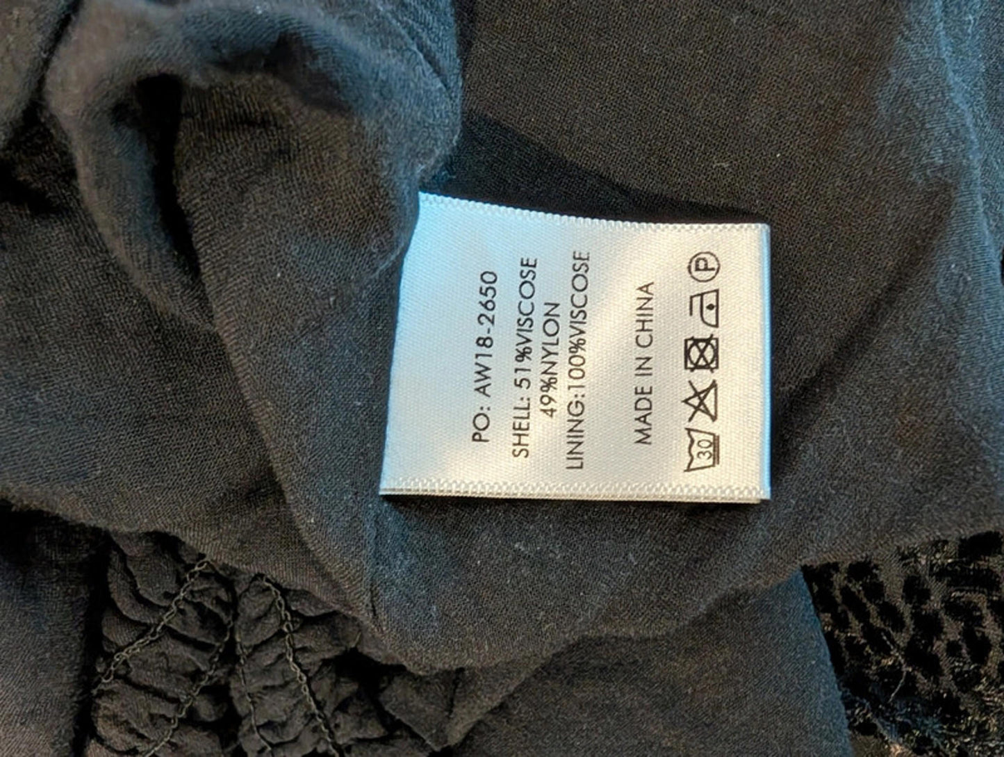 Hush Black Leopard Burnout Mini Skirt – UK 10