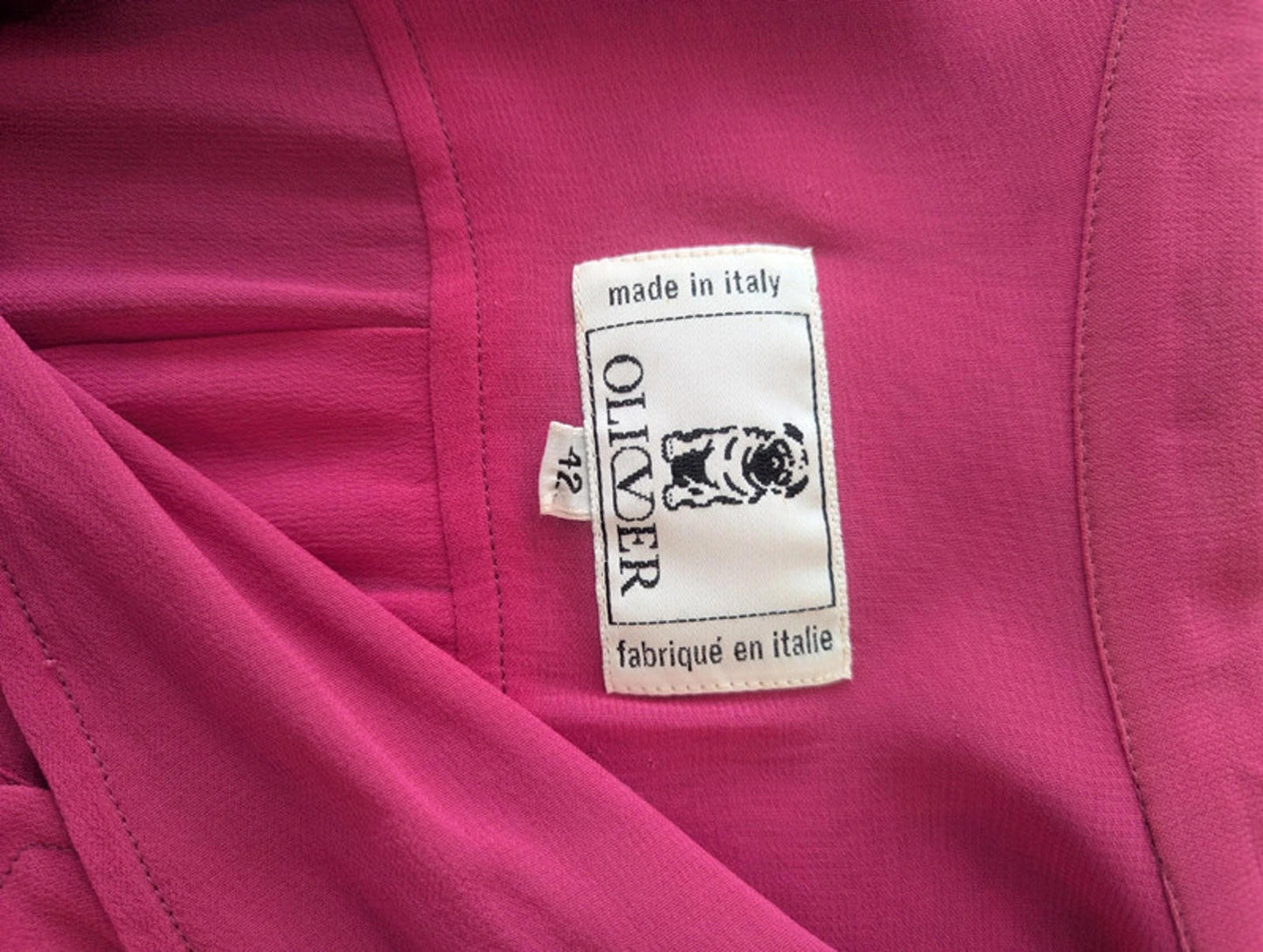 Vintage Oliver by Valentino Fuchsia Shirt – Size 42