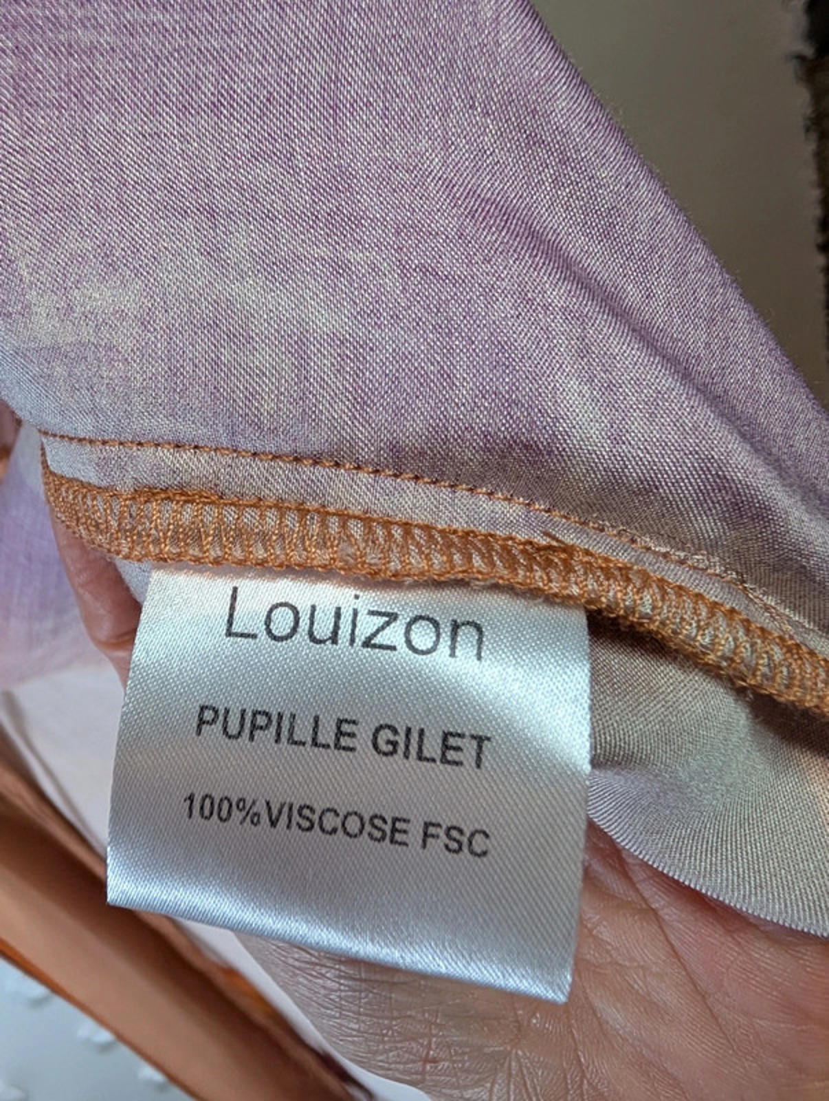 Louizon ‘Pupille’ Ombre Cover-Up Gilet – Large – NEW