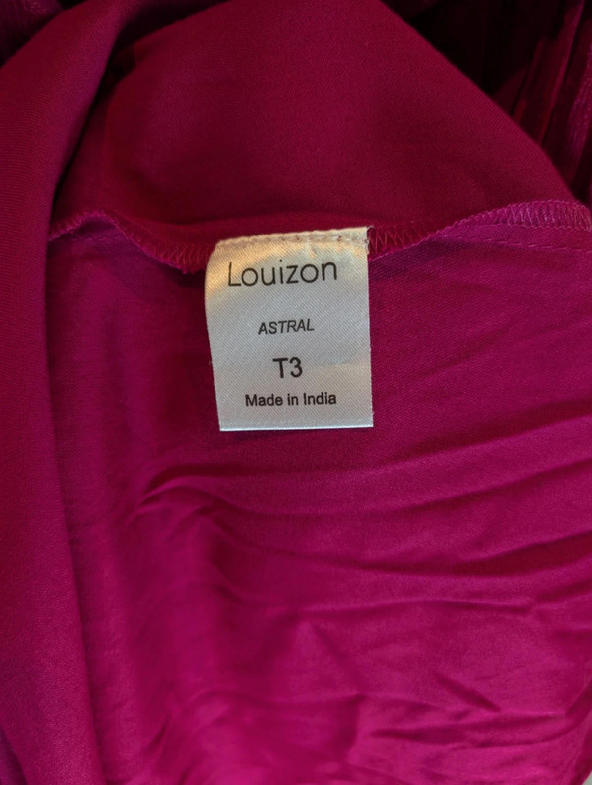Louizon Astral Fuchsia Occasion Maxi Dress UK 16 RRP £150