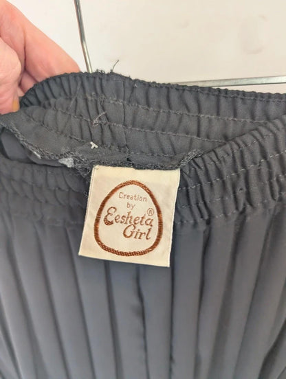 Vintage Pleated Sheer Culottes Eesheta Girl UK Made