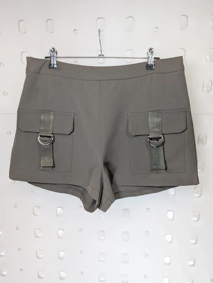 Lavish Alice Utility Cargo Shorts UK12