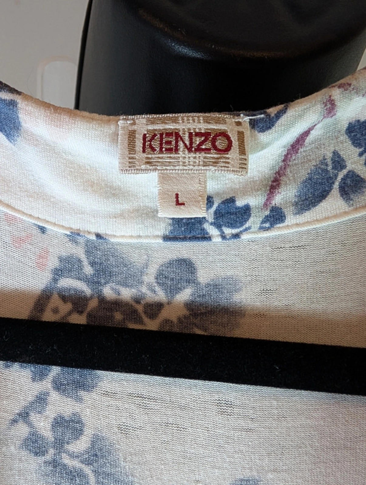 Kenzo bamboo print stretch viscose dress – size L (priced for condition)