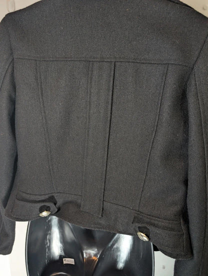 Cropped Military Jacket K-Pop Lolita Style Double Breasted Tailored