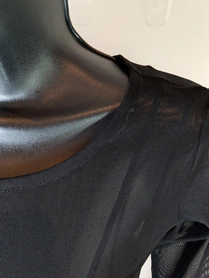 Reiss ‘Otis’ Sweetheart Bodycon Dress Black – UK 6 (Label 8)