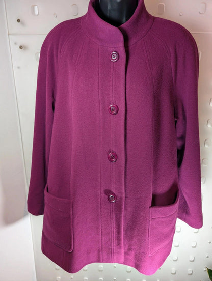 Eastex wool-blend jacket, UK 14