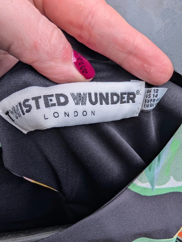 Twisted Wunder Citrus Print Midi Dress UK18