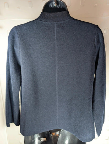 Jigsaw Wool Cardigan – Navy – Size XS