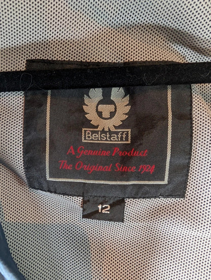 Belstaff Bomber Jacket Slate Blue Labelled 12 Fits 8/10 Lightweight