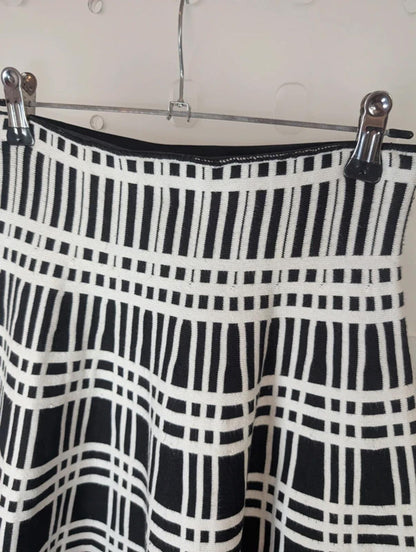 Yoyo S Check Flared Mini Skirt XS