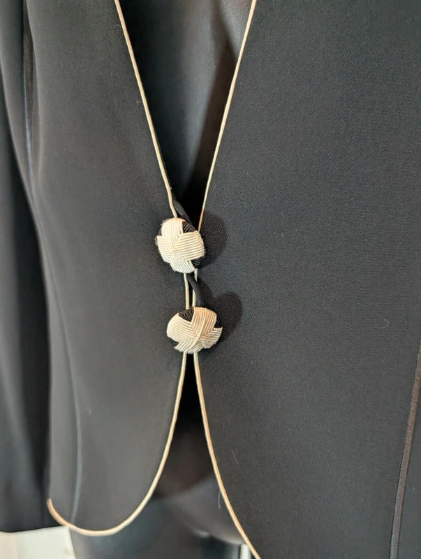 Jacques Vert AW07 Black Champagne Occasion Blazer UK14