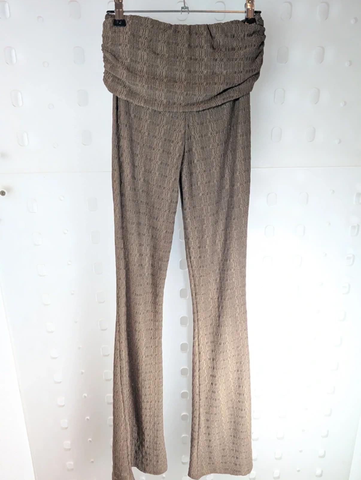 BNWT Ego Flared Trousers - Chocolate Brown - UK 6