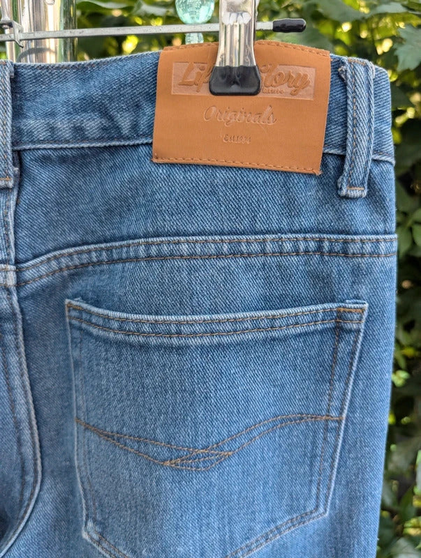 Life & Glory Straight Leg Jeans Blue W30