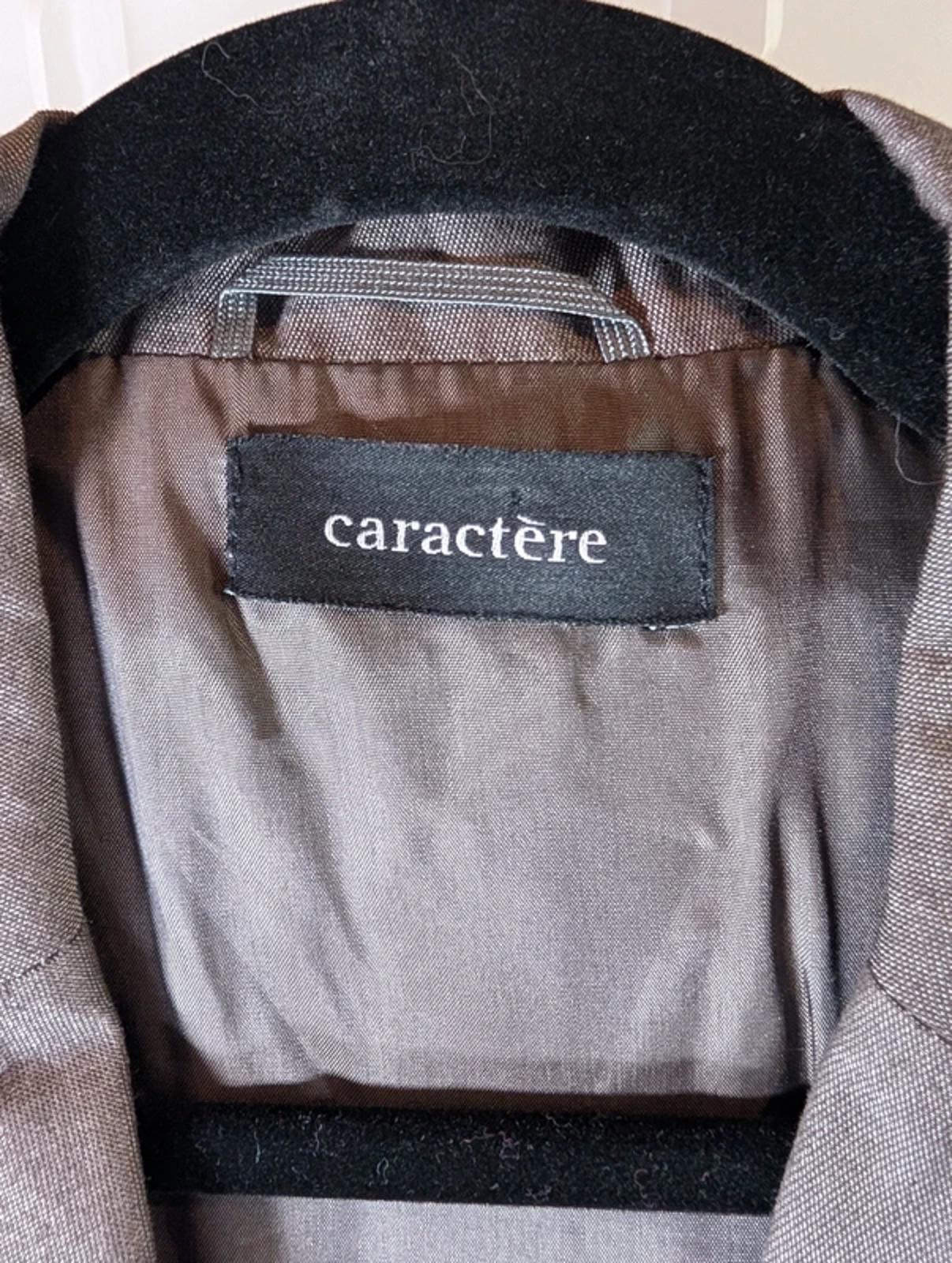 Caractère cotton fitted blazer with elasticated waist UK 8