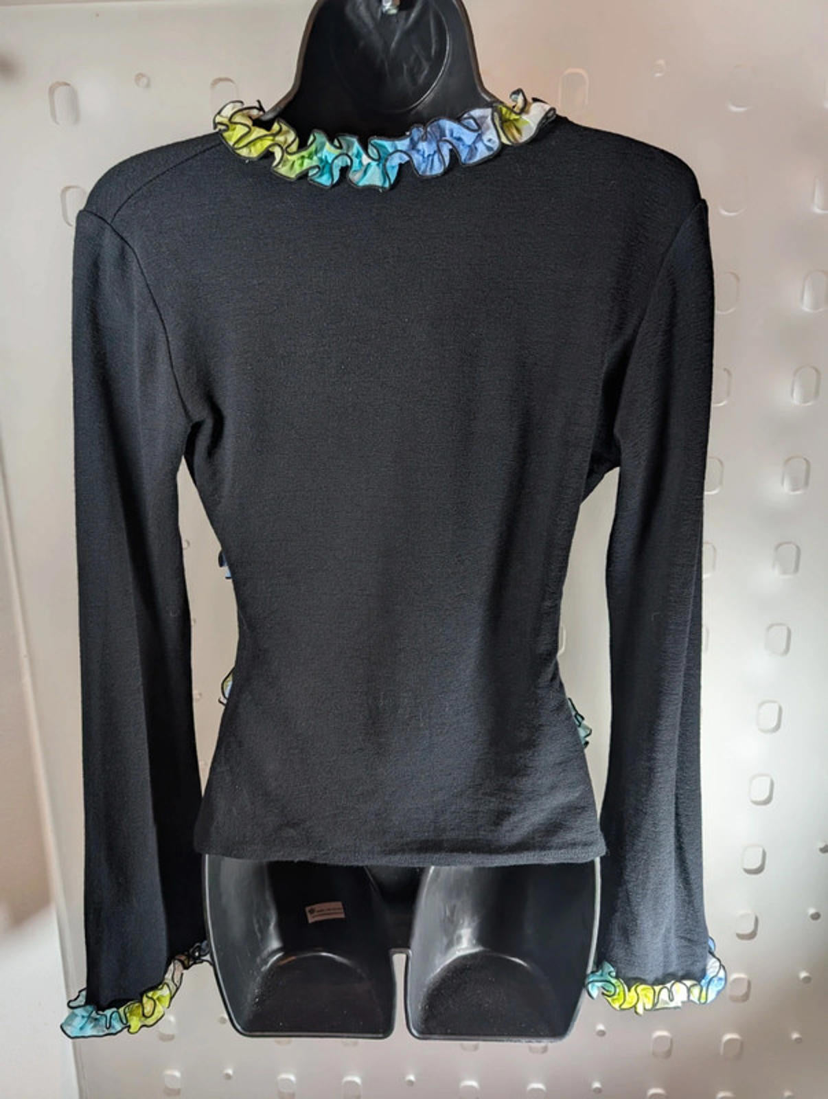 Y2K Bastet Ruffle Trim Wrap-Style Top | EU 36/38 (UK 8–10)