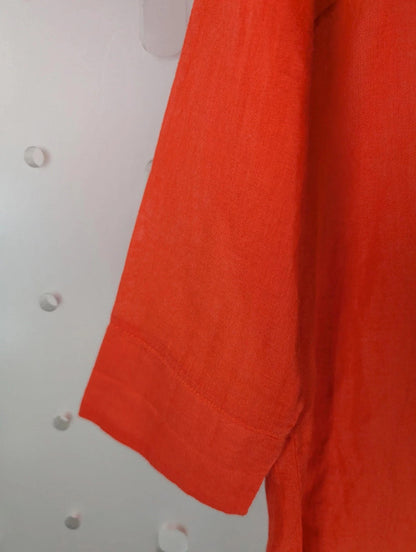 Kenzo Jungle lightweight cotton shirt with subtle logo detail – age 8