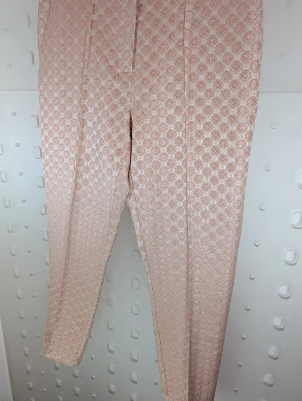 Topshop blush pink Y2K capri trousers UK14