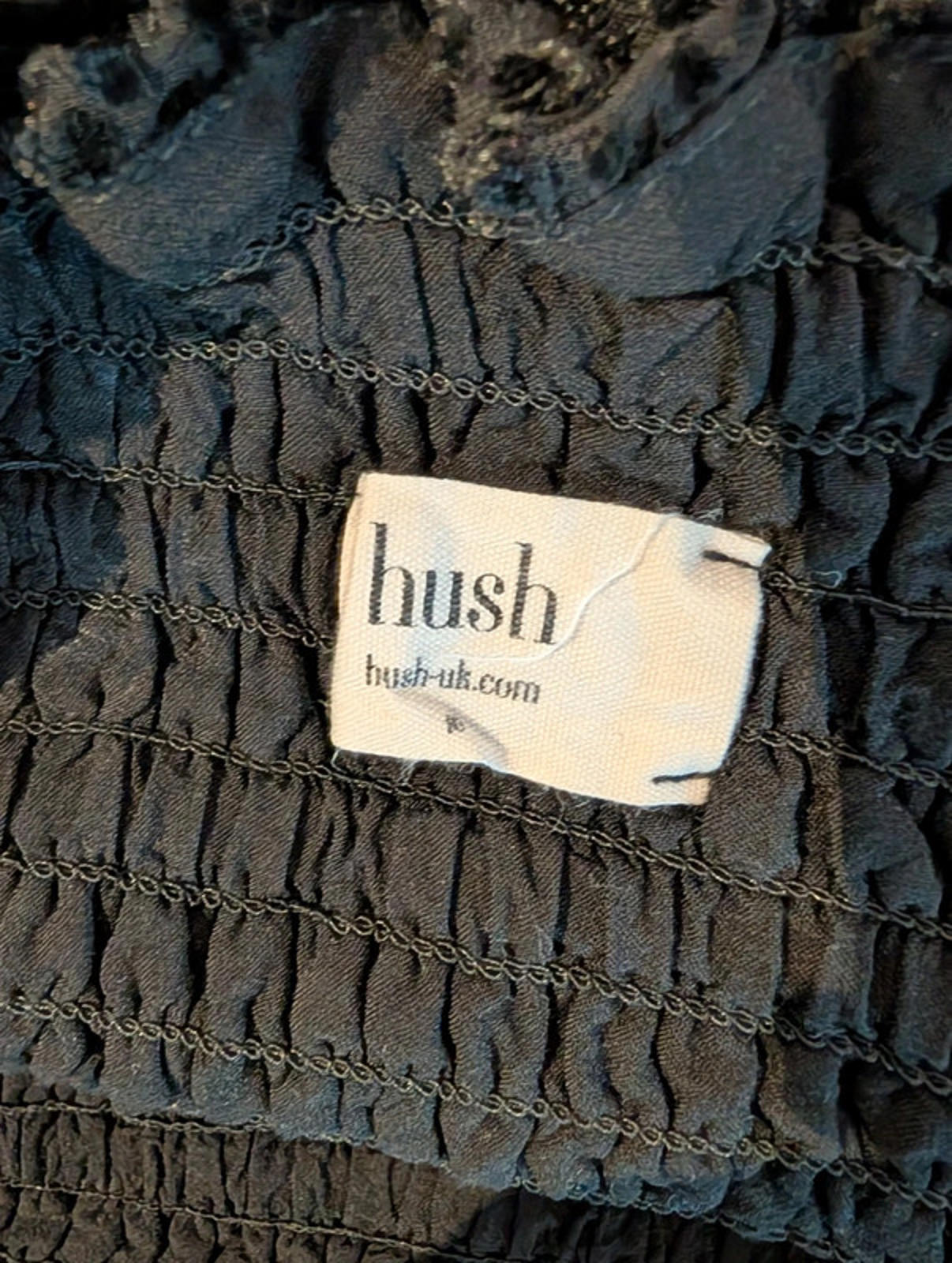 Hush Black Leopard Burnout Mini Skirt – UK 10