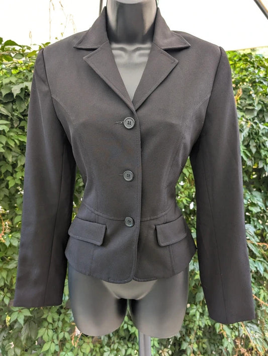 Hennes Collection Fitted Black Blazer UK10
