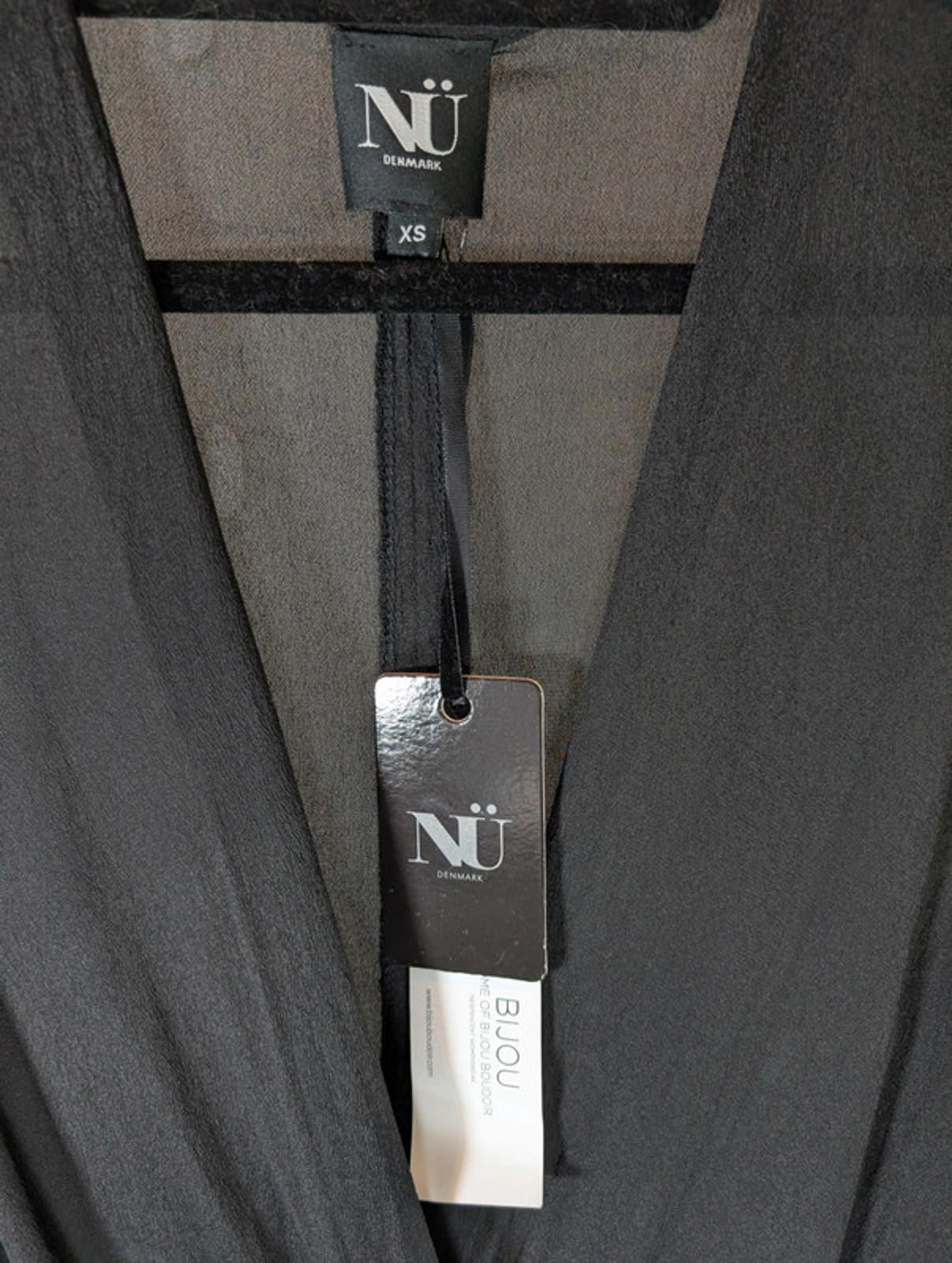 Nu Denmark Silk Blouse Size XS UK8