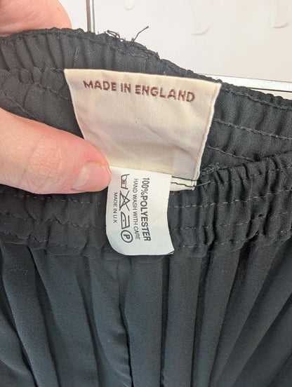 Vintage Pleated Sheer Culottes Eesheta Girl UK Made