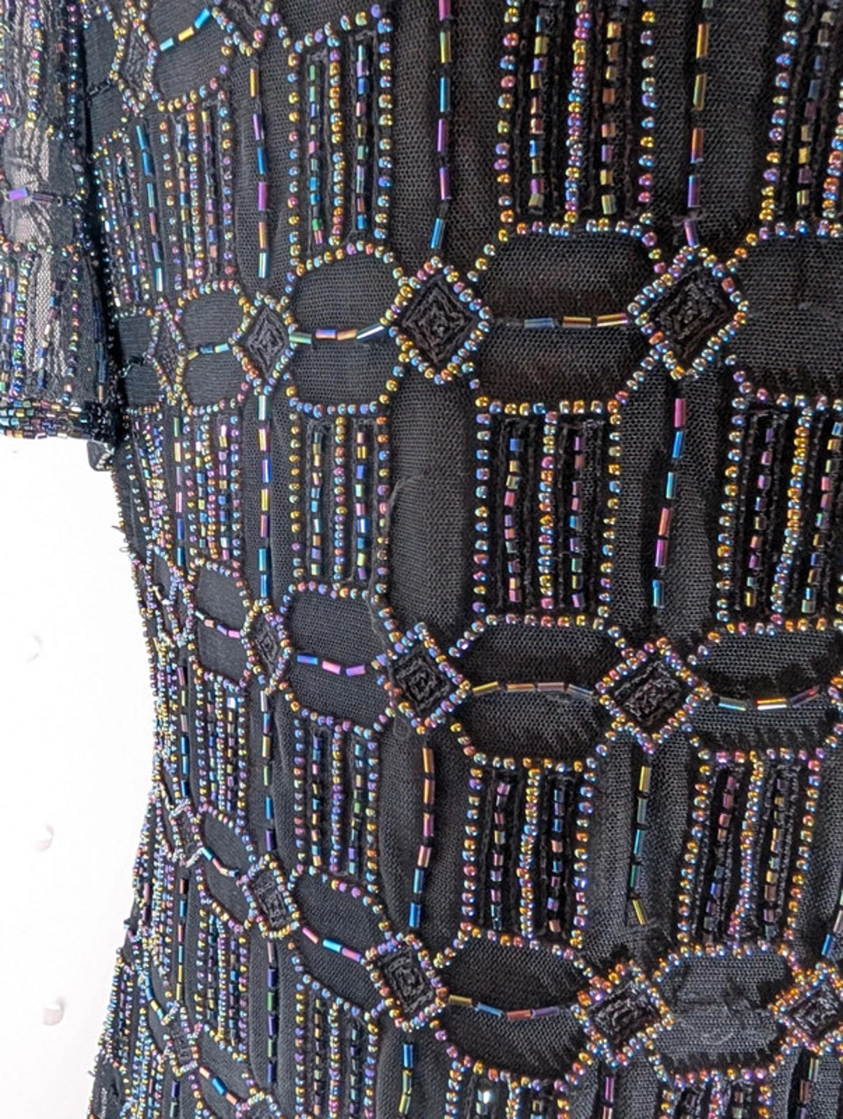 Vintage After Six by Ronald Joyce beaded evening