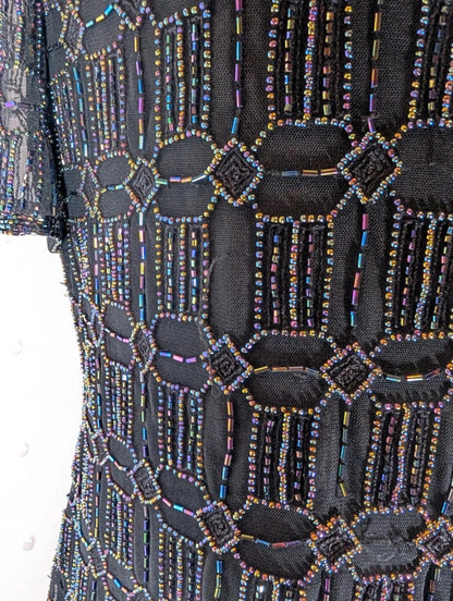 Vintage After Six by Ronald Joyce beaded evening