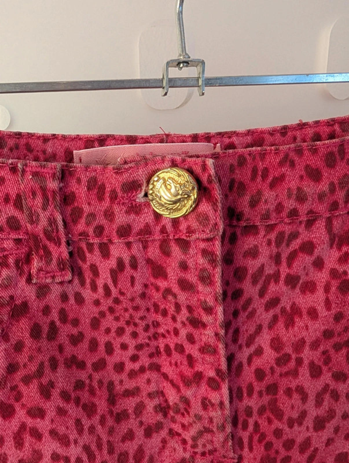 Roberto Cavalli Angels pink leopard skirt (age 10-12 / IT 40)