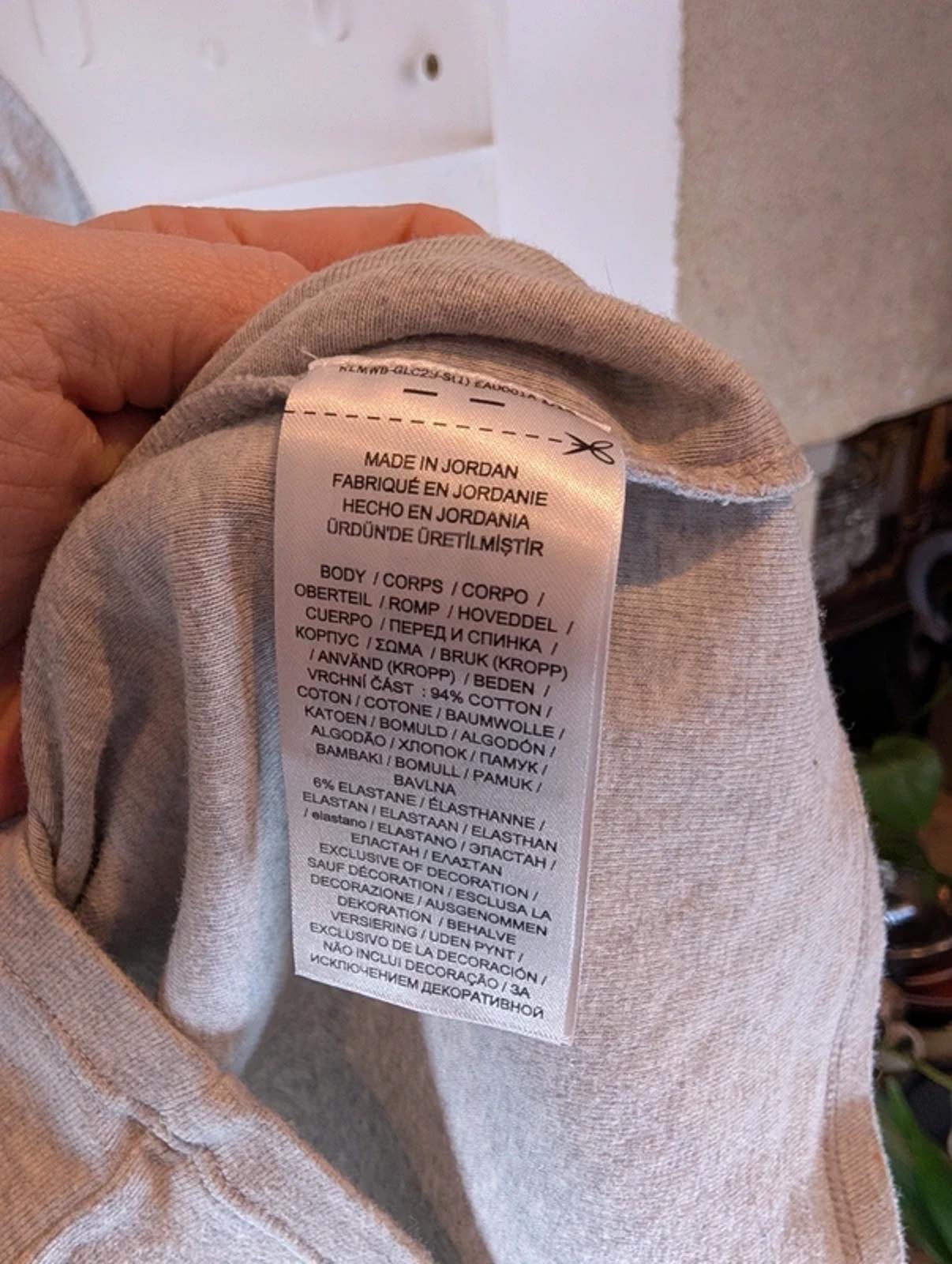 Ralph Lauren Grey Marl Boat Neck T-Shirt Small