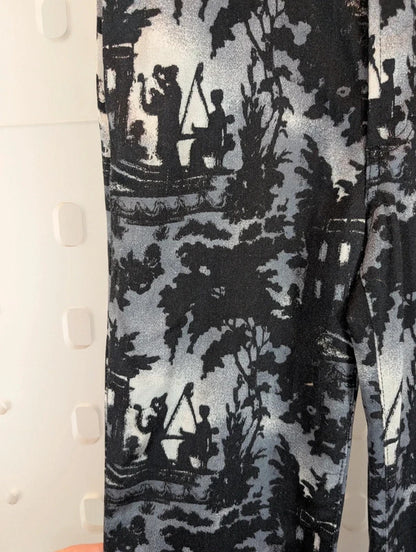 Vintage Gianfranco Ferré Jeans Printed Skinny Trousers 26 IT40 Made in Italy