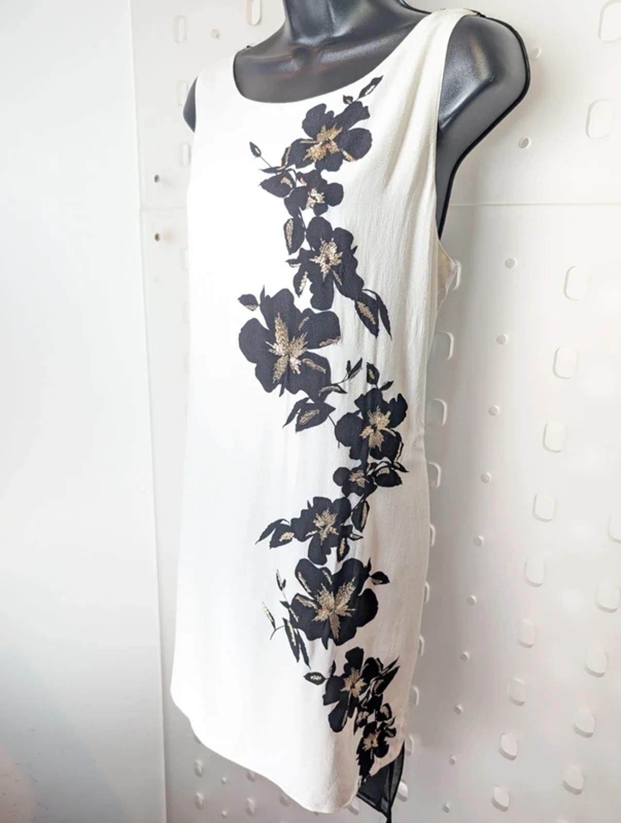 Mint Velvet UK14 Embroidered Tabard Top